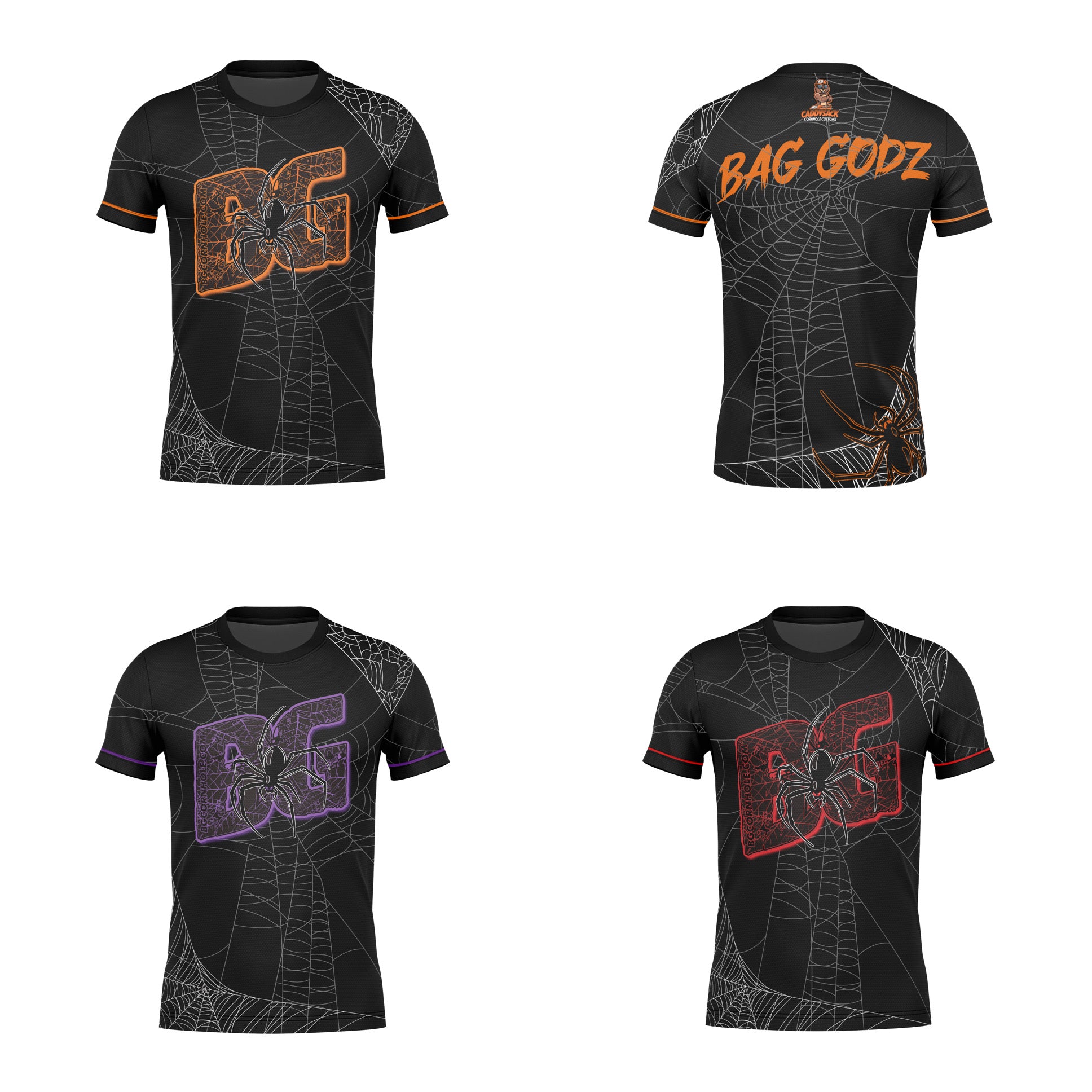 BG / CaddySack "Spider Web" Halloween Jersey (Non-Custom)