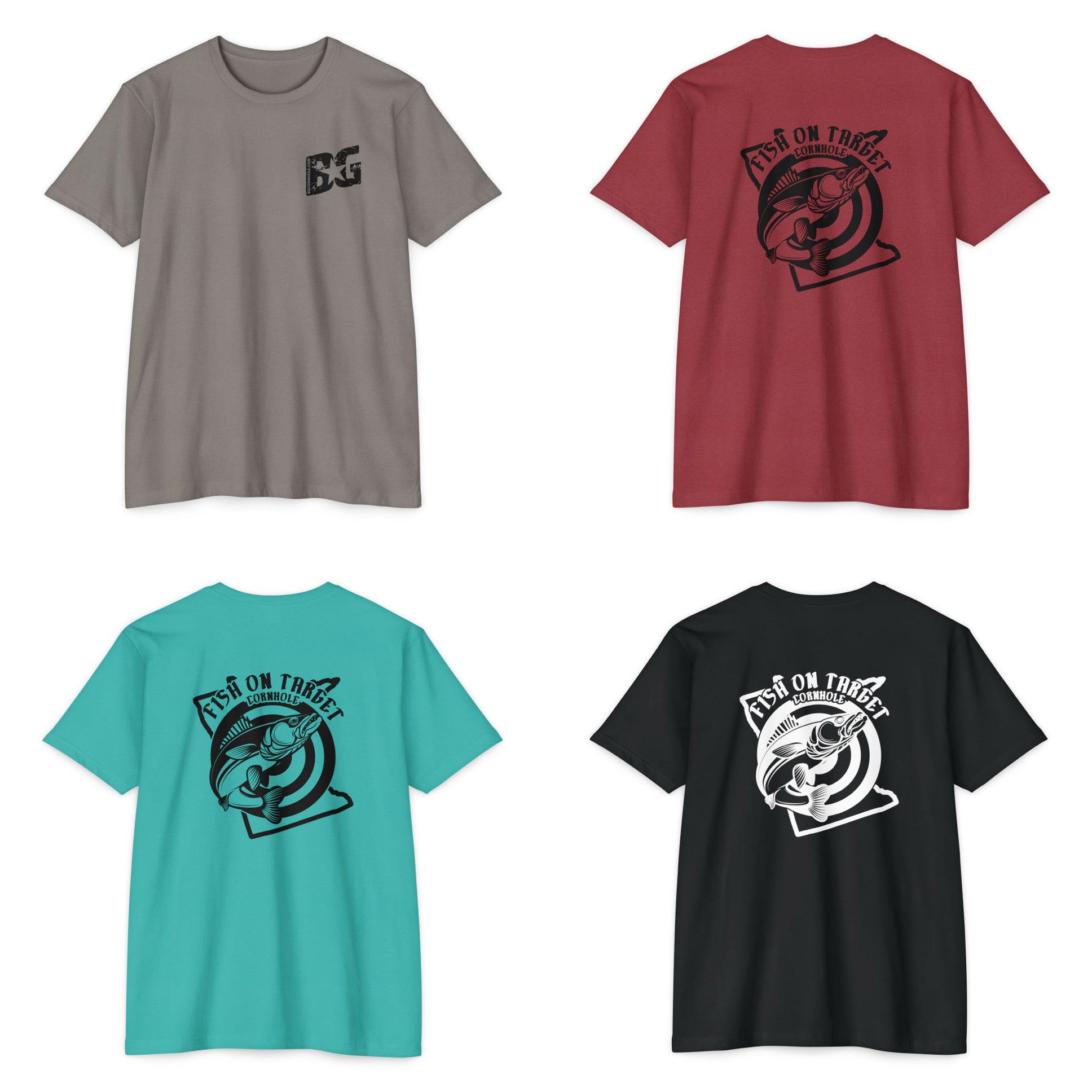Fish on Target x BG Unisex T-Shirt - Multiple Colors