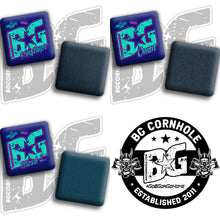 Load image into Gallery viewer, 2026 Multiple Bag Models &quot;Triple Crown Blue Neon” Collab - ACL Pro Stamped Cornhole Bags - SET OF 4 BAGS
