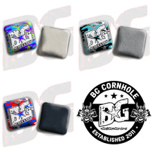 Load image into Gallery viewer, 2026 BG Comp Mercenary - "Multicolor Camo" - ACL Comp Stamped Cornhole Bags - SET OF 4 BAGS