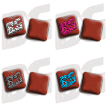 Load image into Gallery viewer, 2026 Multiple Bag Models &quot;Orange Colormatch&quot; - ACL Pro Stamped Cornhole Bags - SET OF 4 BAGS