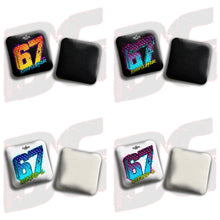 Load image into Gallery viewer, 2026 Multiple Bag Models &quot;67&quot; - ACL Pro Stamped Cornhole Bags - SET OF 4 BAGS