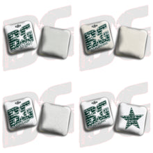 Load image into Gallery viewer, 2026 BG Multiple Bag Models &quot;Green Logo White Colormatch &quot; - ACL Pro Stamped Cornhole Bags - SET OF 4 BAGS