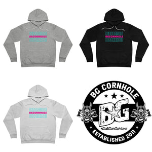 Miami Repeated Unisex Fleece Hoodie - Multiple Colors