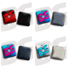 Load image into Gallery viewer, BG Multiple Bag Models - &quot;Smoke Bomb&quot; - 4&quot; ACL Mini Stamped Cornhole Bags- Set of 4 Bags