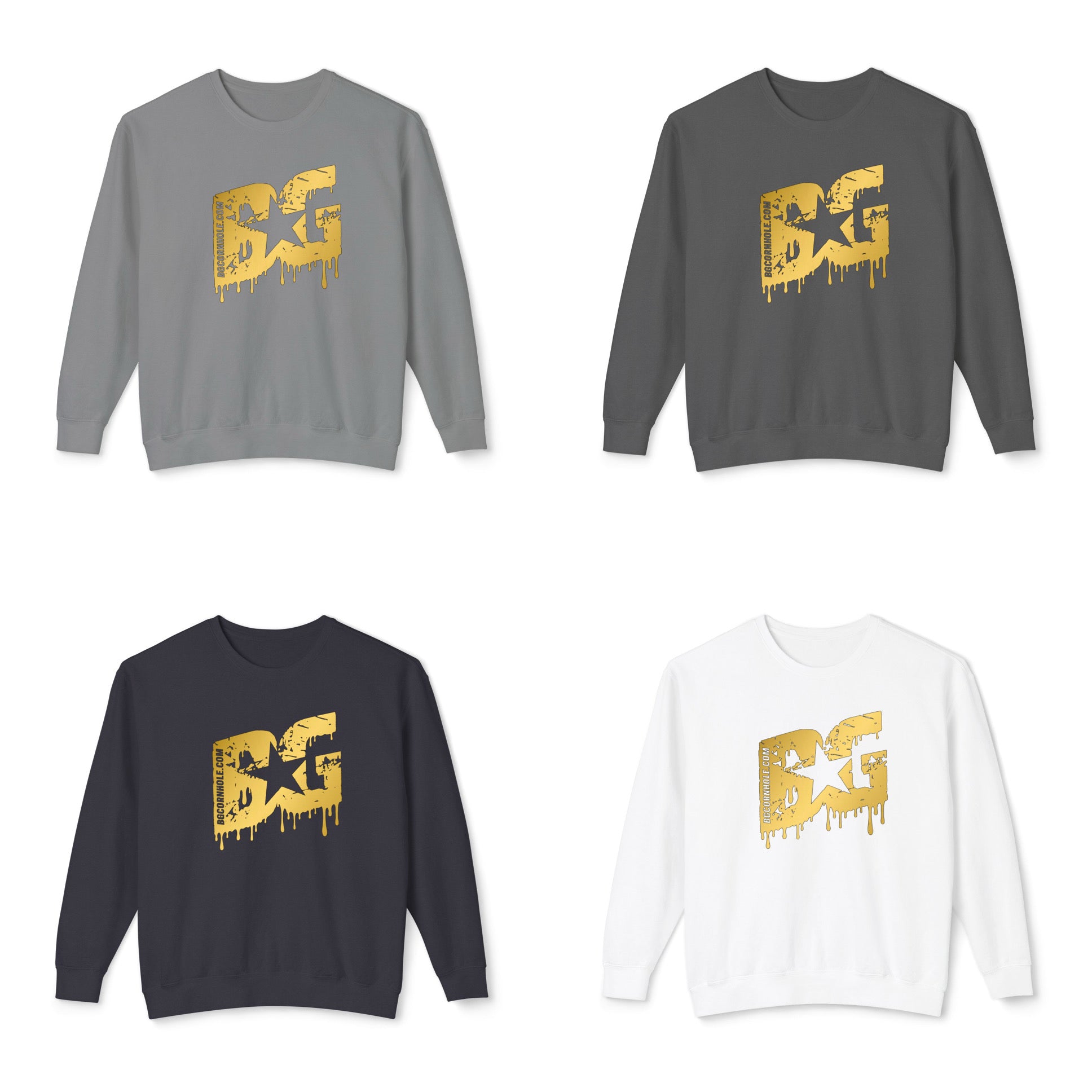 BG Gold Drip Unisex Crewneck - Multiple Colors