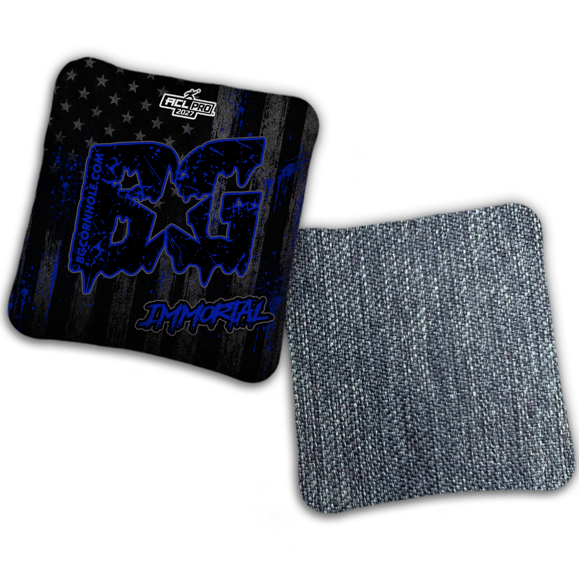 2027 BG Multiple Bag Models "AMERICAN GRIT" - ACL Pro Stamped Cornhole Bags - SET OF 4 BAGS