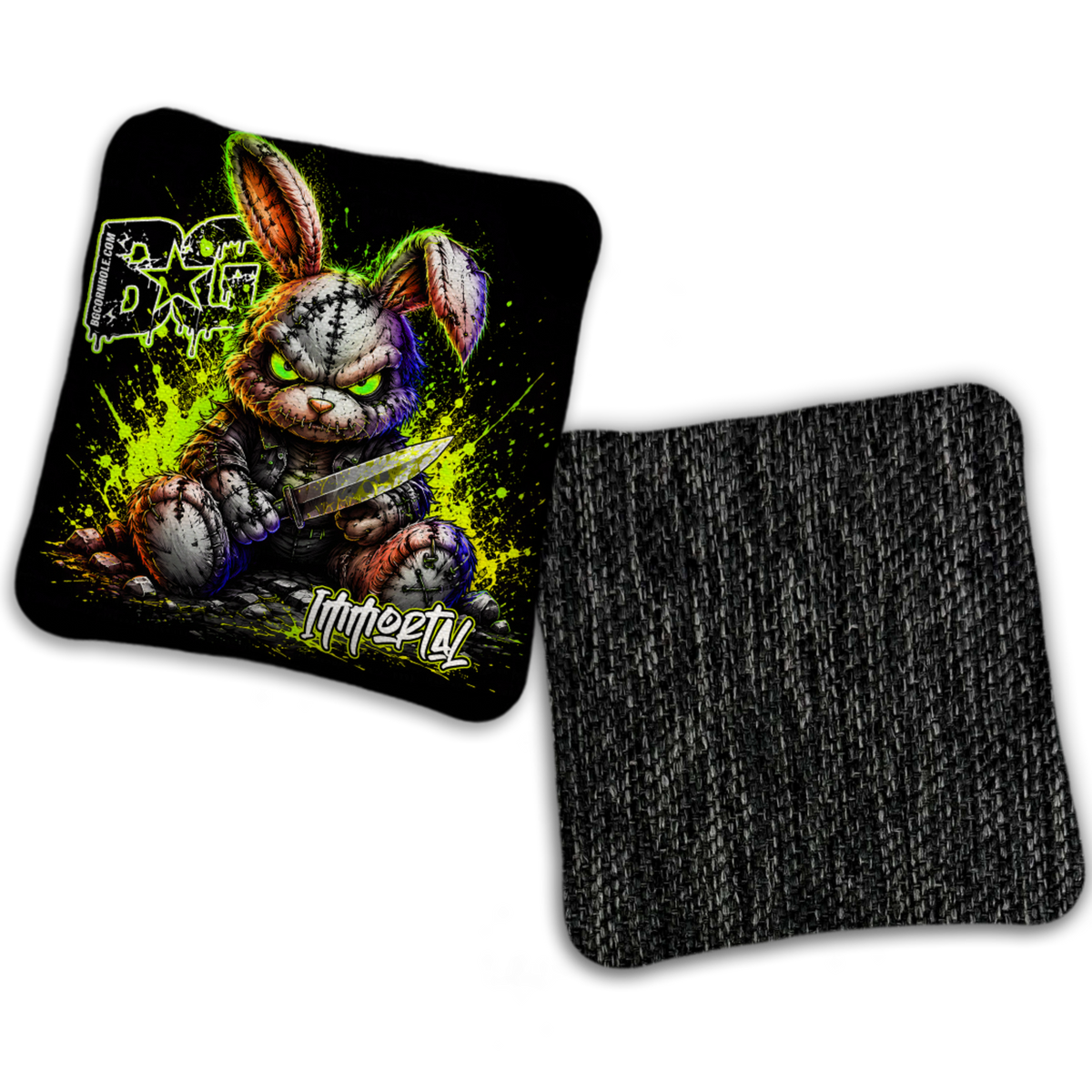 UNSTAMPED - BG Multiple Bag Models "BAD BUNNY" - Cornhole Bags - SET OF 4 BAGS