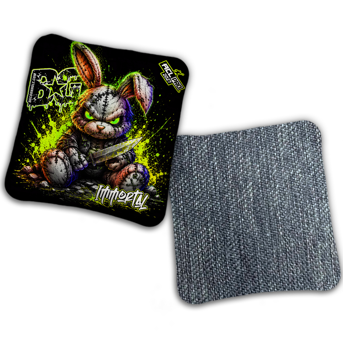2027 BG Multiple Bag Models "BAD BUNNY" - ACL Pro Stamped Cornhole Bags - SET OF 4 BAGS