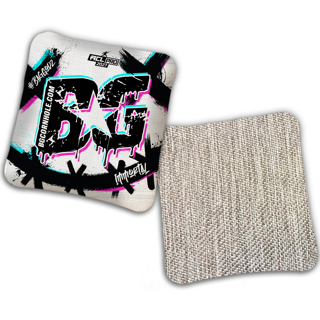 2027 BG Multiple Bag Models "WHY SO SERIOUS" - ACL Pro Stamped Cornhole Bags - SET OF 4 BAGS