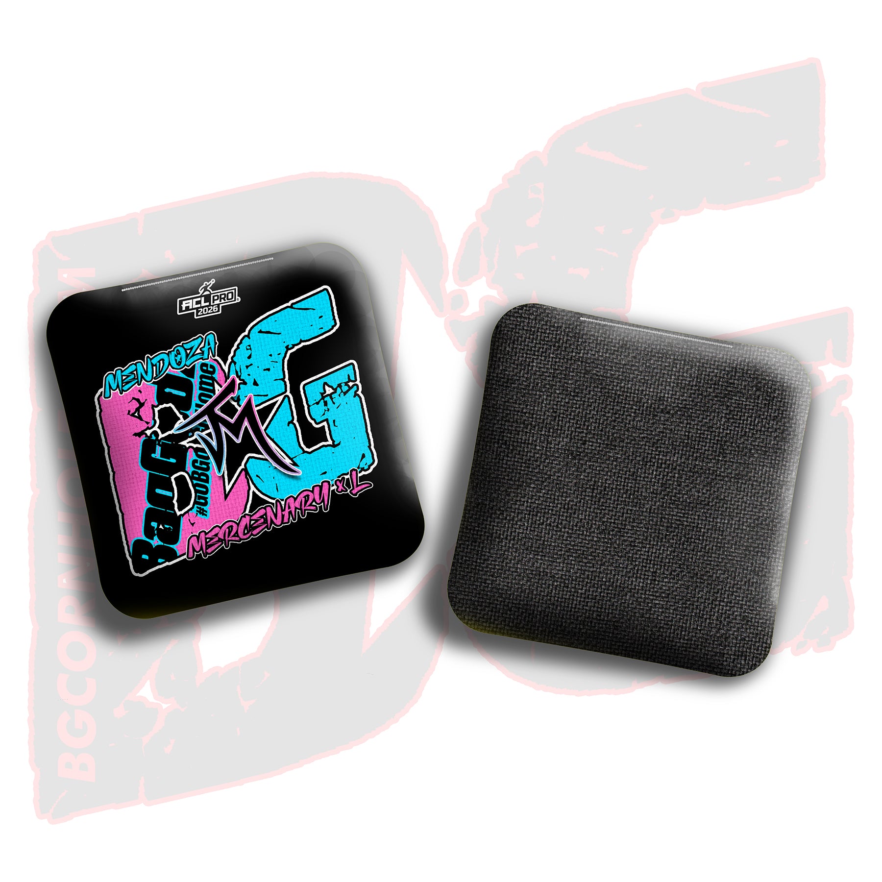 2026 BG Multiple Bag Models  - "John Mendoza” - ACL Pro Stamped Cornhole Bags - SET OF 4 BAGS