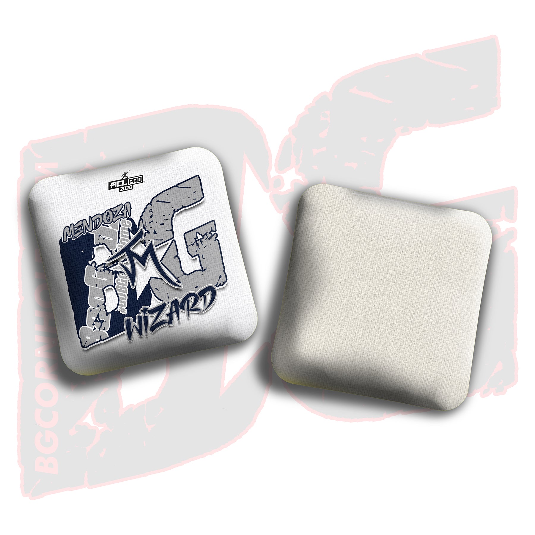 2026 BG Multiple Bag Models  - "John Mendoza” - ACL Pro Stamped Cornhole Bags - SET OF 4 BAGS