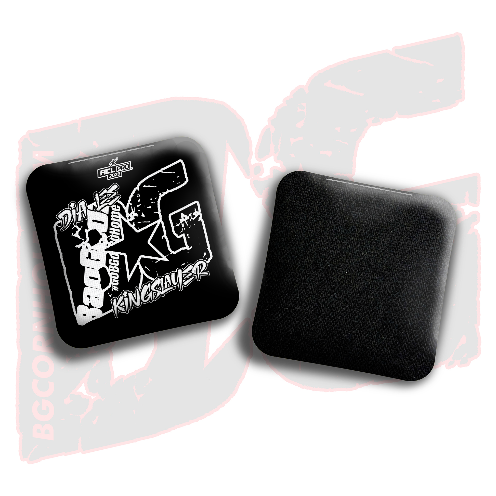 2026 BG Multiple Bag Models  - "Dia Lee” - ACL Pro Stamped Cornhole Bags - SET OF 4 BAGS