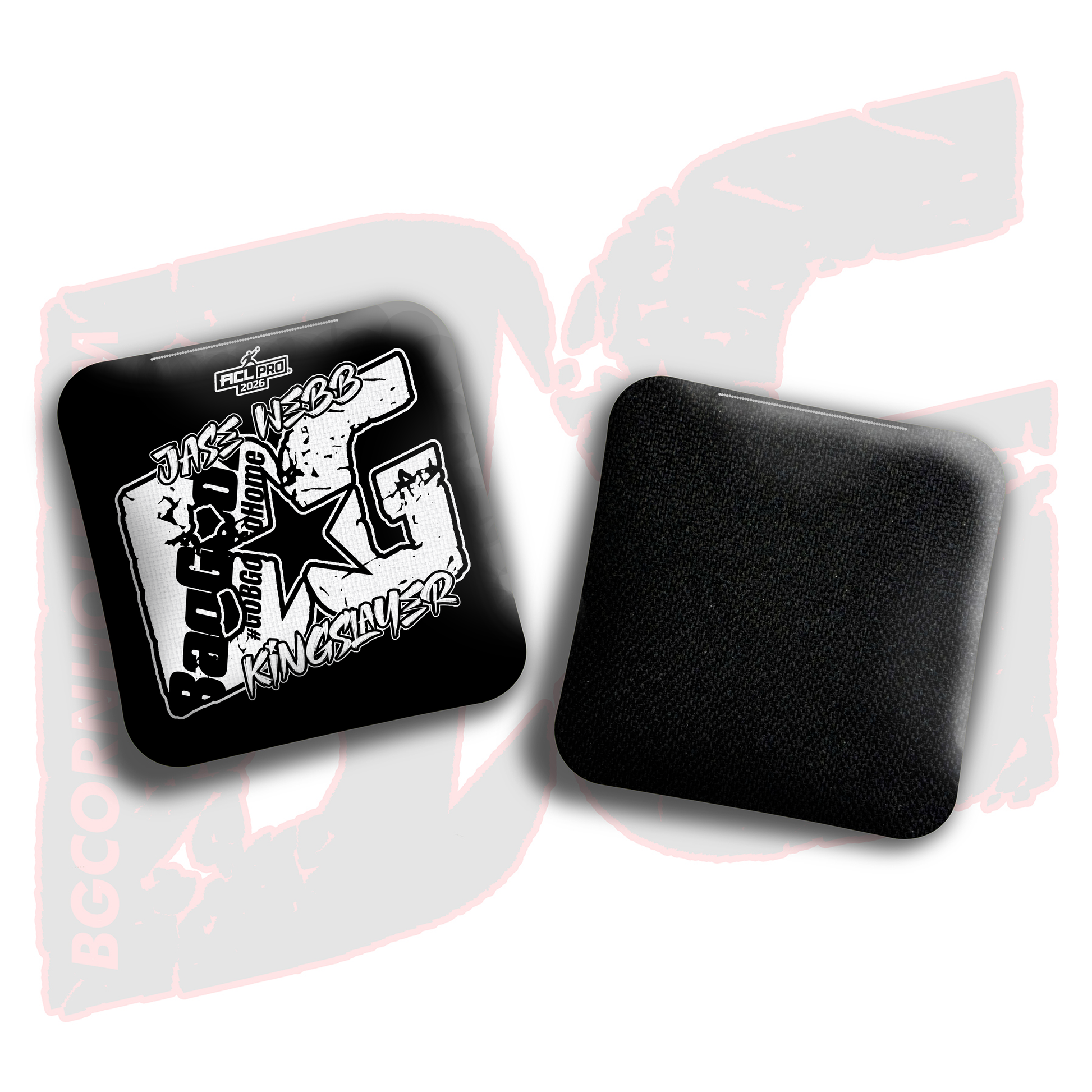 2026 BG Multiple Bag Models  - "Jase Webb” - ACL Pro Stamped Cornhole Bags - SET OF 4 BAGS