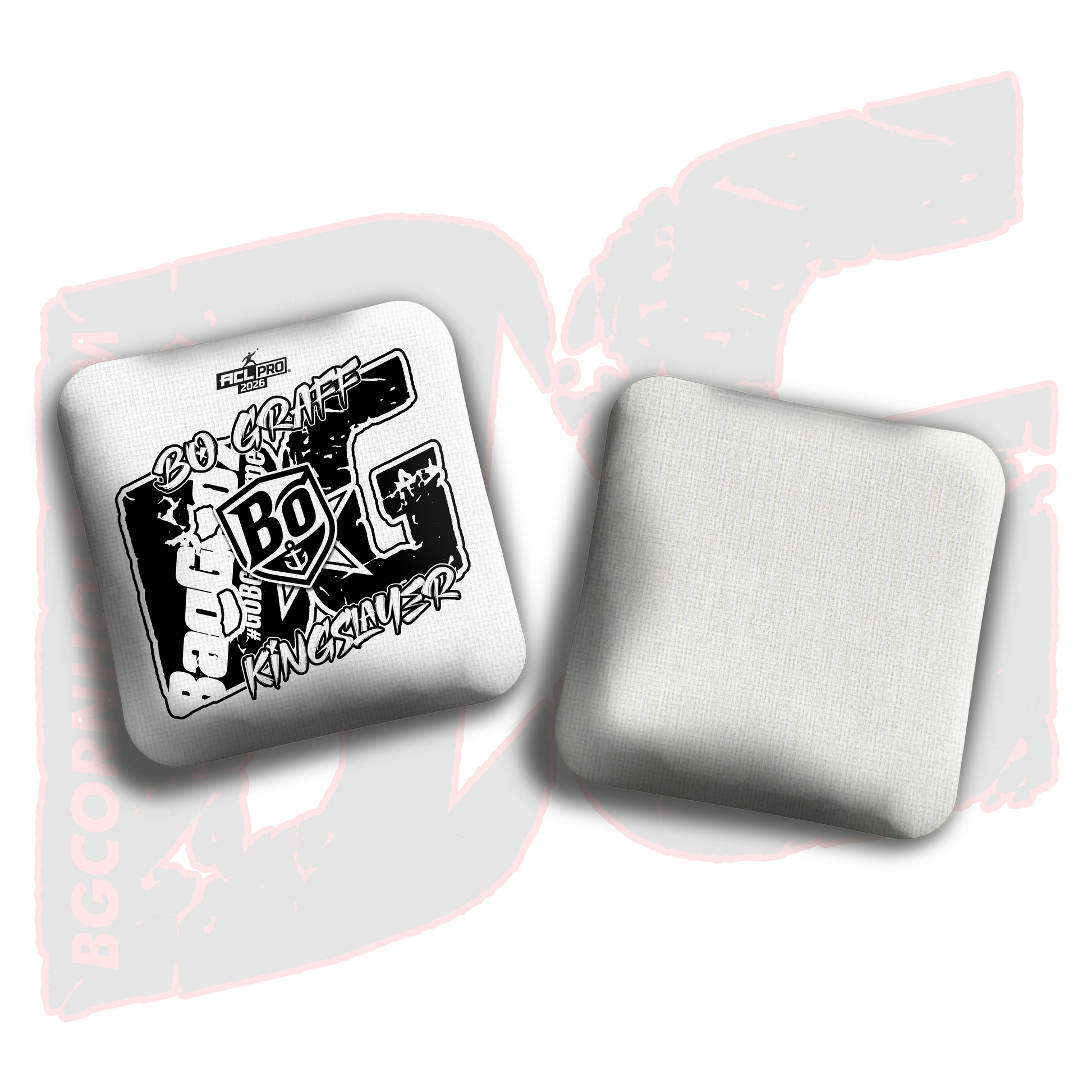 2026 BG Multiple Bag Models  - "Bo Graff” - ACL Pro Stamped Cornhole Bags - SET OF 4 BAGS