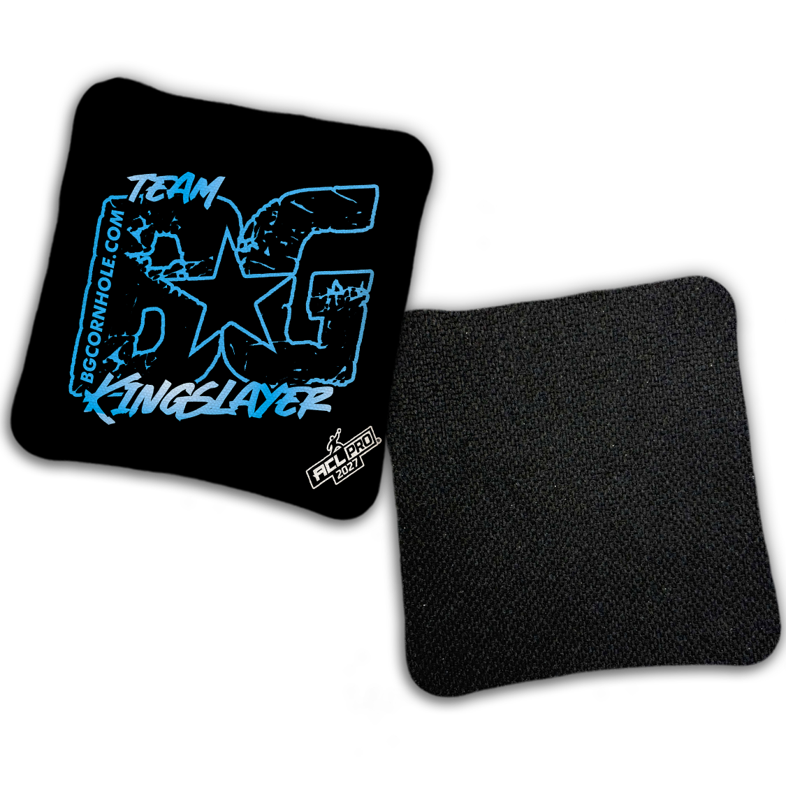 2027 BG Multiple Bag Models "OUTLINED TEAM BG" - ACL Pro Stamped Cornhole Bags - SET OF 4 BAGS