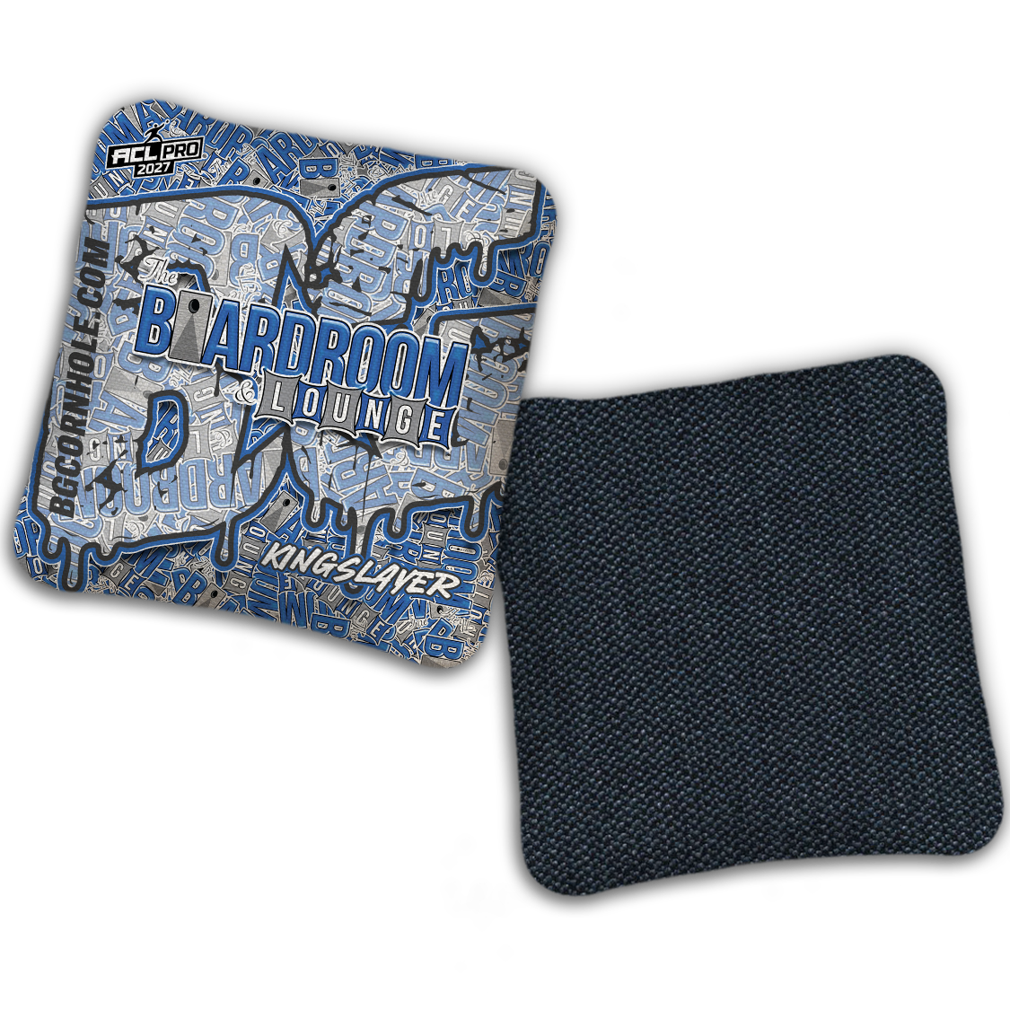 2027 BG Multiple Bag Models - "The Boardroom & Lounge” Collab - ACL Pro Stamped Cornhole Bags - SET OF 4 BAGS