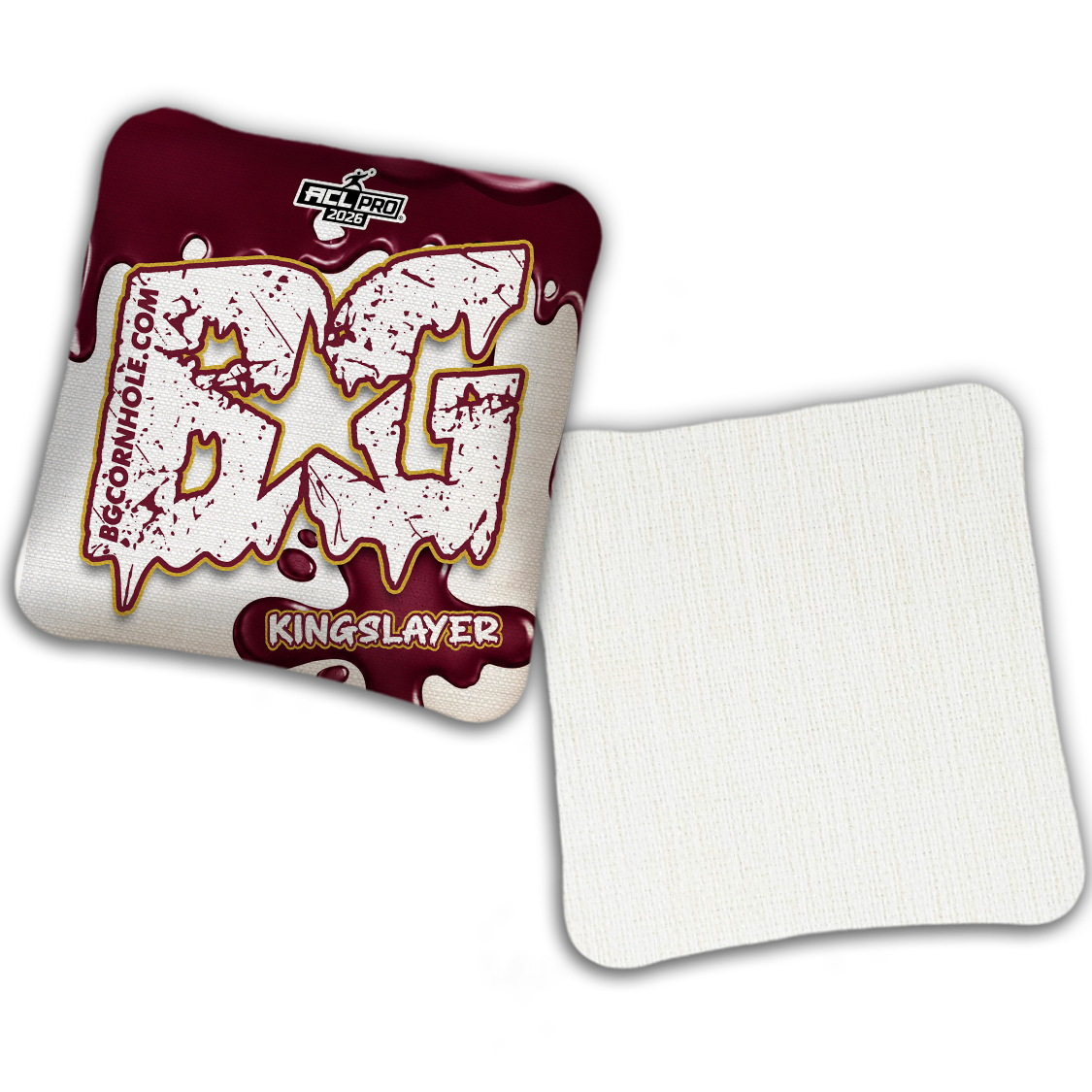 2026 BG Kingslayer "Drip" - ACL Pro Stamped Cornhole Bags - SET OF 4 BAGS