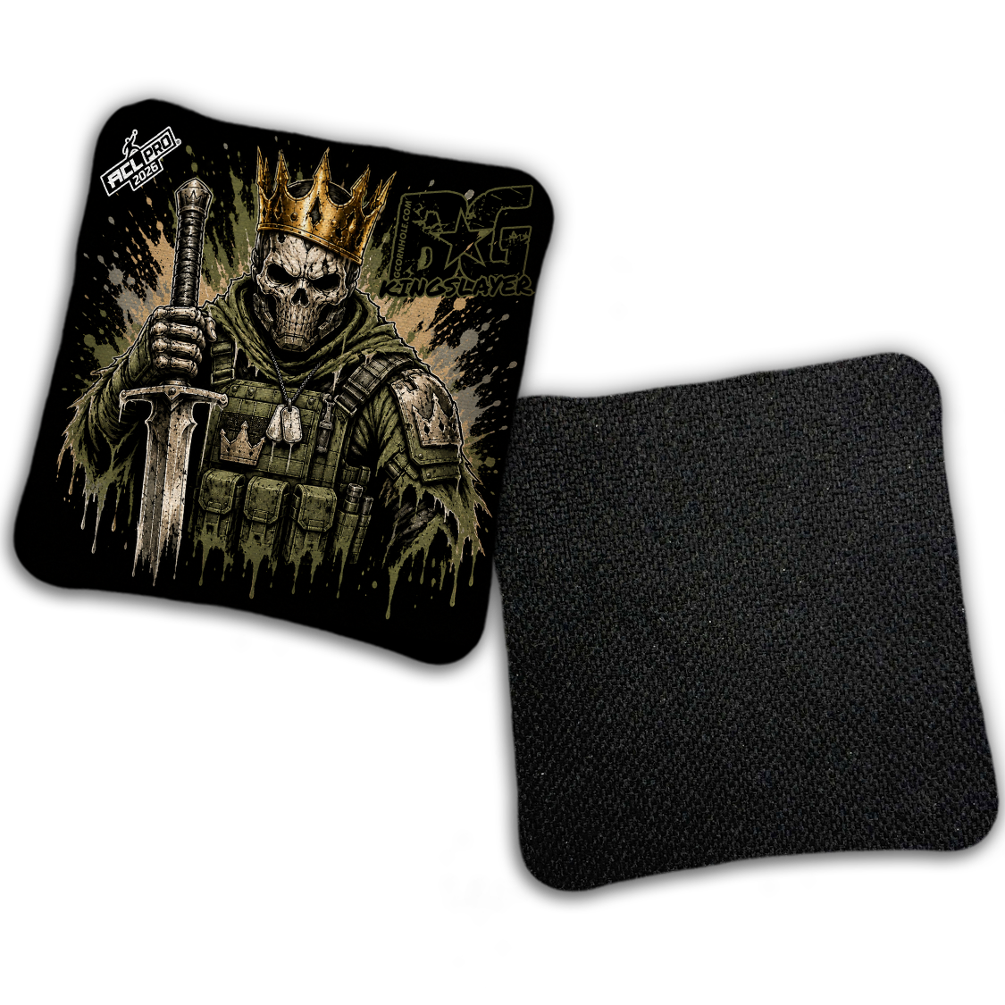 2026 BG Multiple Bag Types "Warzone" - ACL Pro Stamped Cornhole Bags - SET OF 4 BAGS