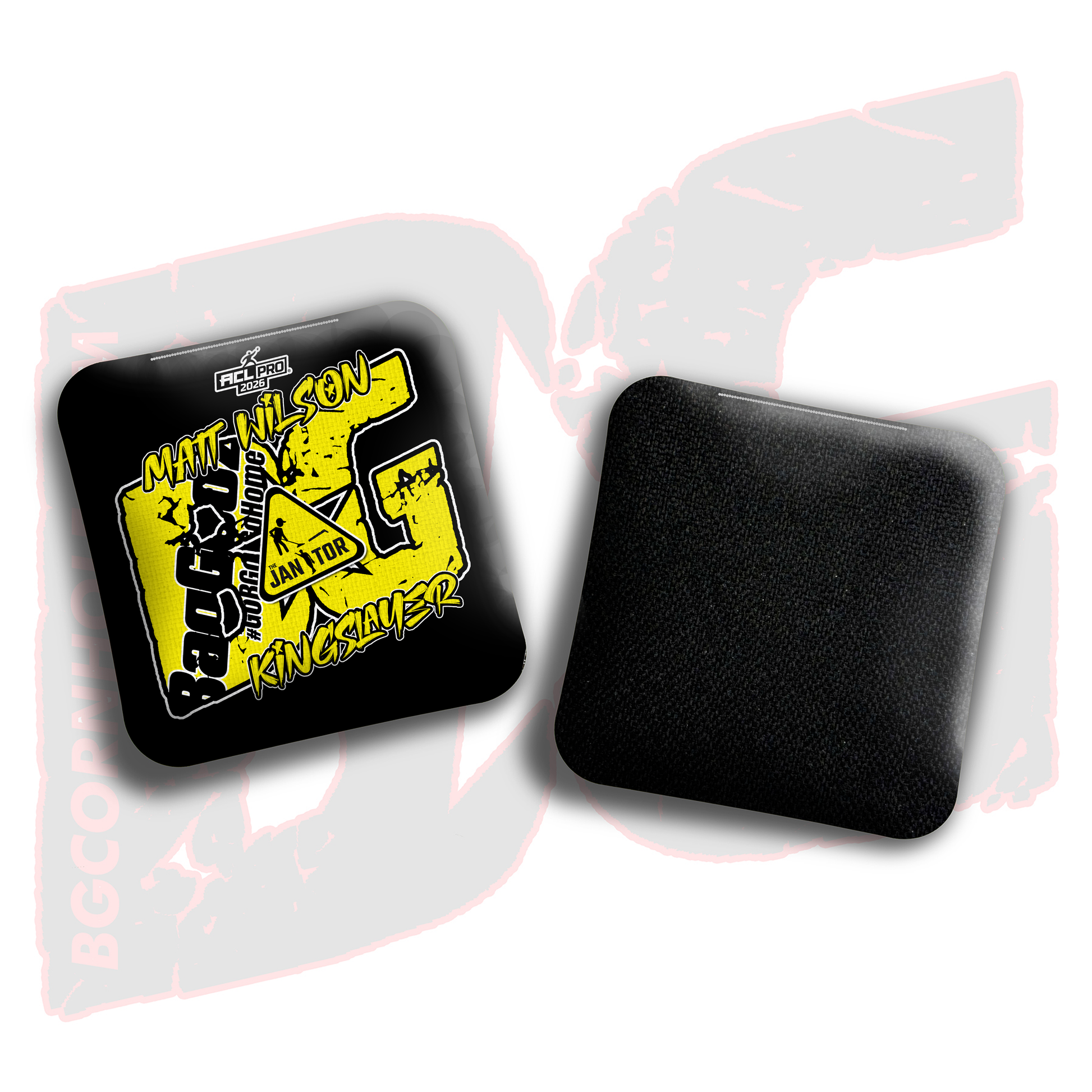 2026 BG Multiple Bag Models  - "Matt Wilson” - ACL Pro Stamped Cornhole Bags - SET OF 4 BAGS
