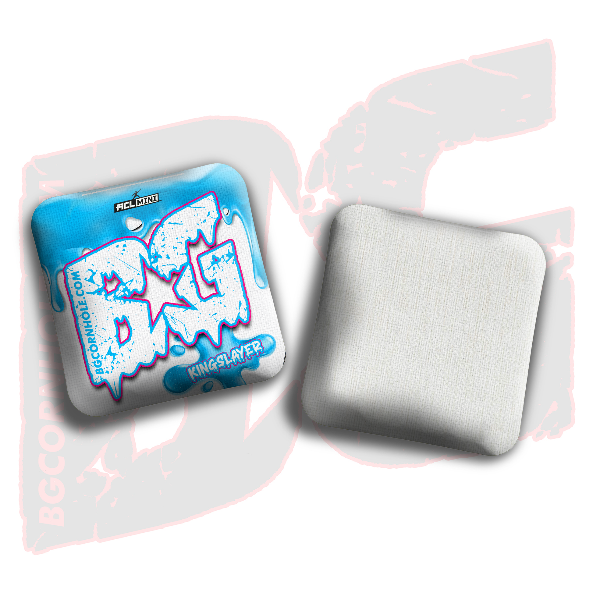 BG Multiple Bag Models - "Drip" - 4" ACL Mini Stamped Cornhole Bags- Set of 4 Bags