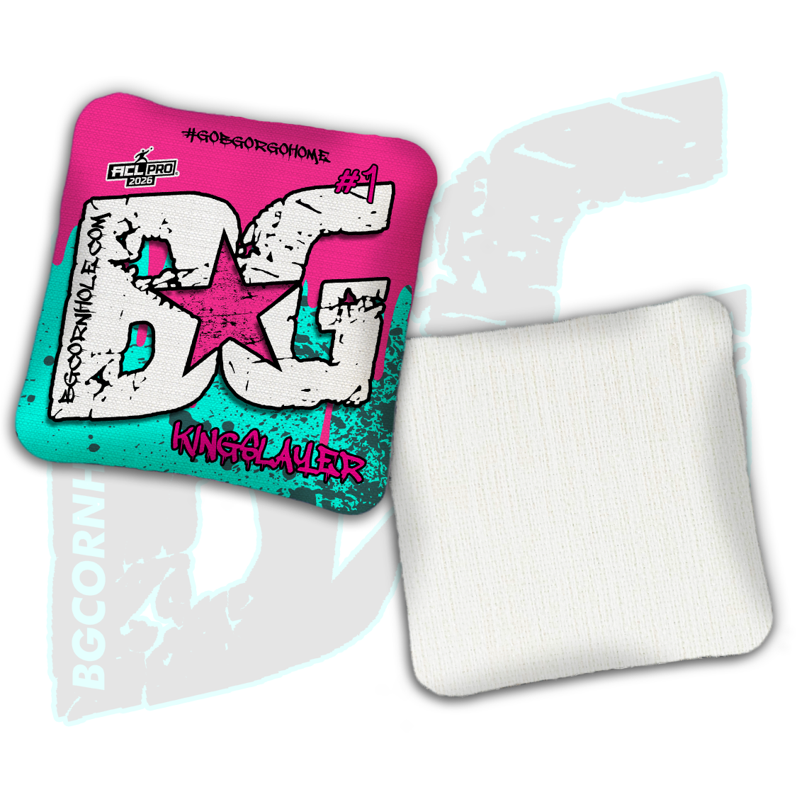 Limited Edition 2026 BG Multiple Bag Models "OG Bloodstain" - ACL Pro Stamped Cornhole Bags - SET OF 4 BAGS