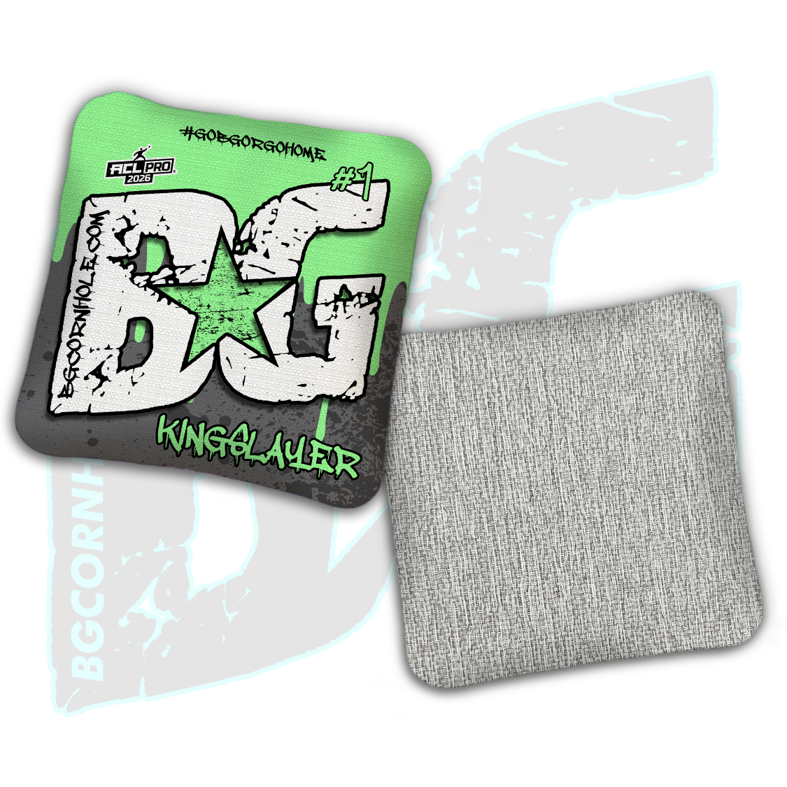 Limited Edition 2026 BG Multiple Bag Models "OG Bloodstain" - ACL Pro Stamped Cornhole Bags - SET OF 4 BAGS