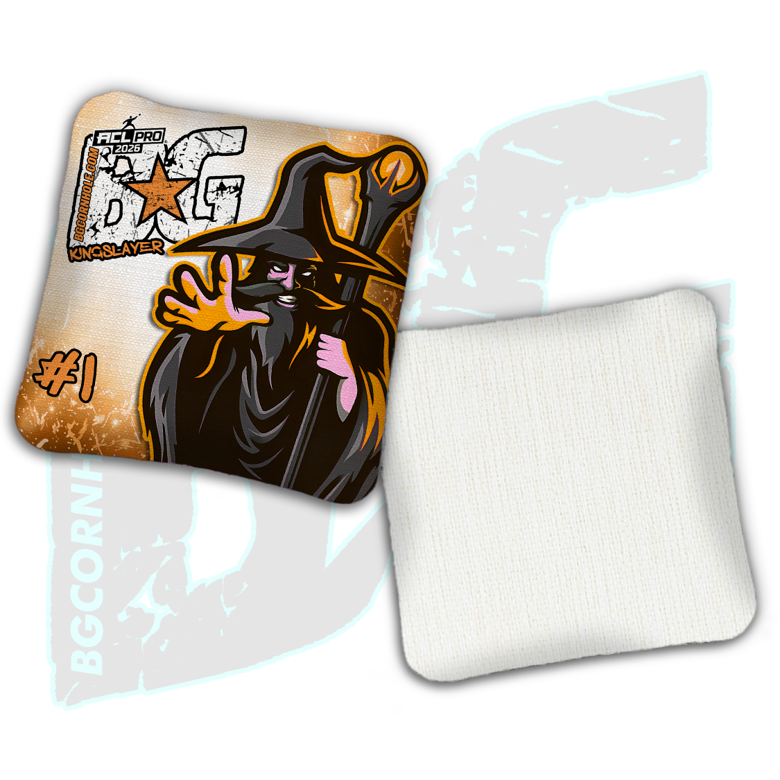 Limited Edition 2026 BG Multiple Bag Models "OG Wizard" - ACL Pro Stamped Cornhole Bags - SET OF 4 BAGS