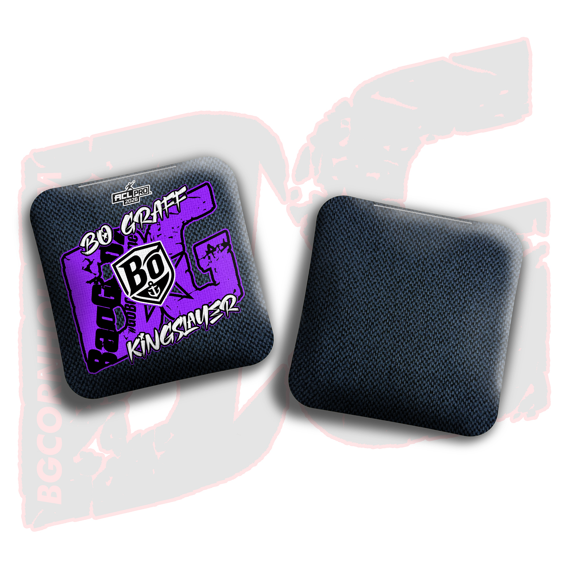 2026 BG Multiple Bag Models  - "Bo Graff” - ACL Pro Stamped Cornhole Bags - SET OF 4 BAGS