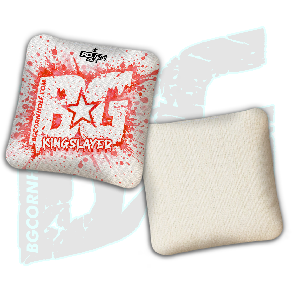 2026 BG Multiple Bag Models "Drip Splatter" - ACL Pro Stamped Cornhole Bags - SET OF 4 BAGS