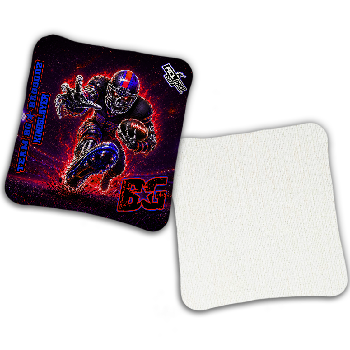 2027 BG Multiple Bag Models "FINAL DRIVE" - ACL Pro Stamped Cornhole Bags - SET OF 4 BAGS