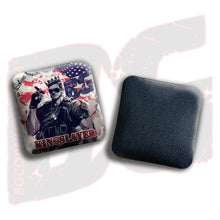 Load image into Gallery viewer, BG Kingslayer 4&quot; Mini Cornhole Bags - “Veteran&#39;s Day” - Set of 4 Bags