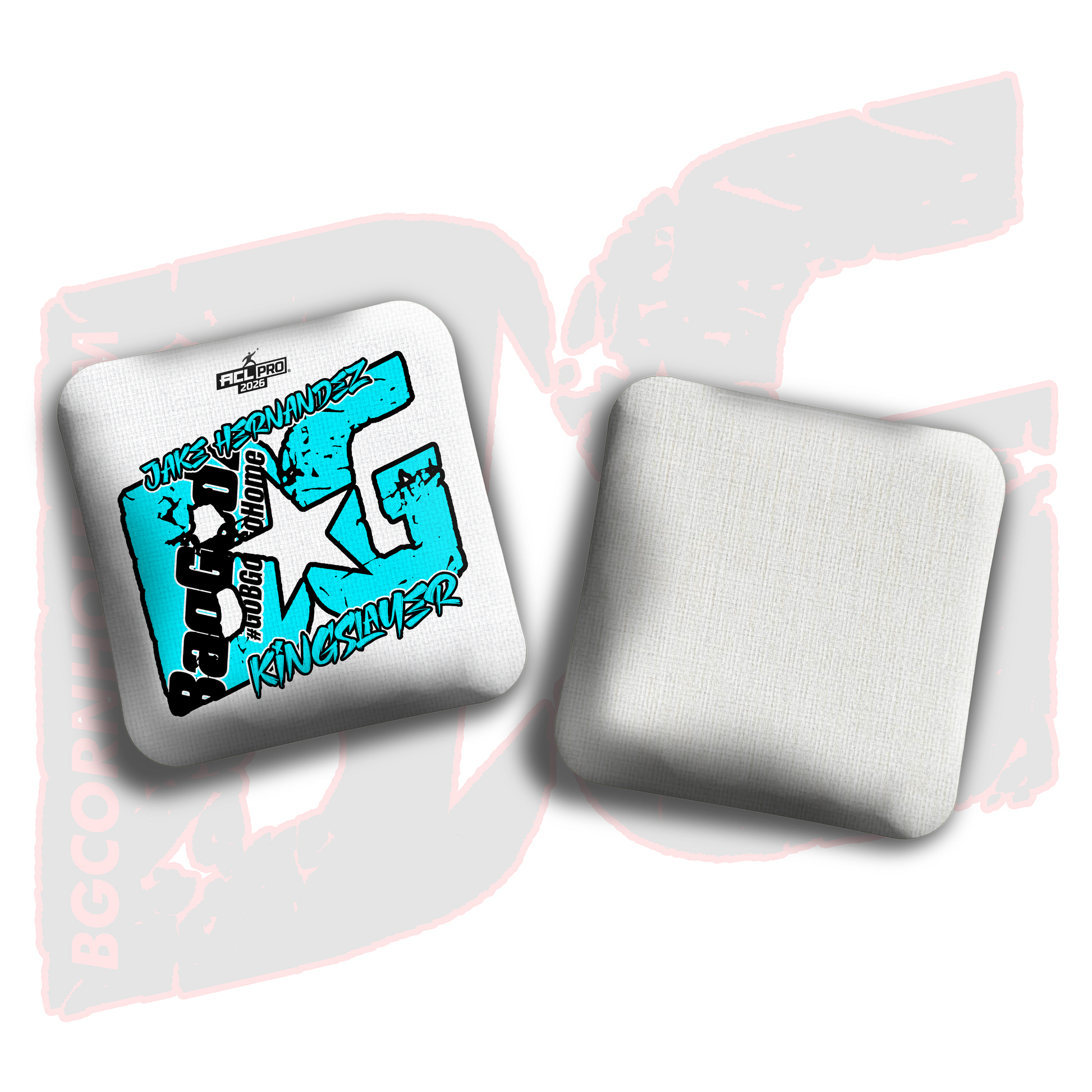 2026 BG Multiple Bag Models  - "Jake Hernandez” - ACL Pro Stamped Cornhole Bags - SET OF 4 BAGS