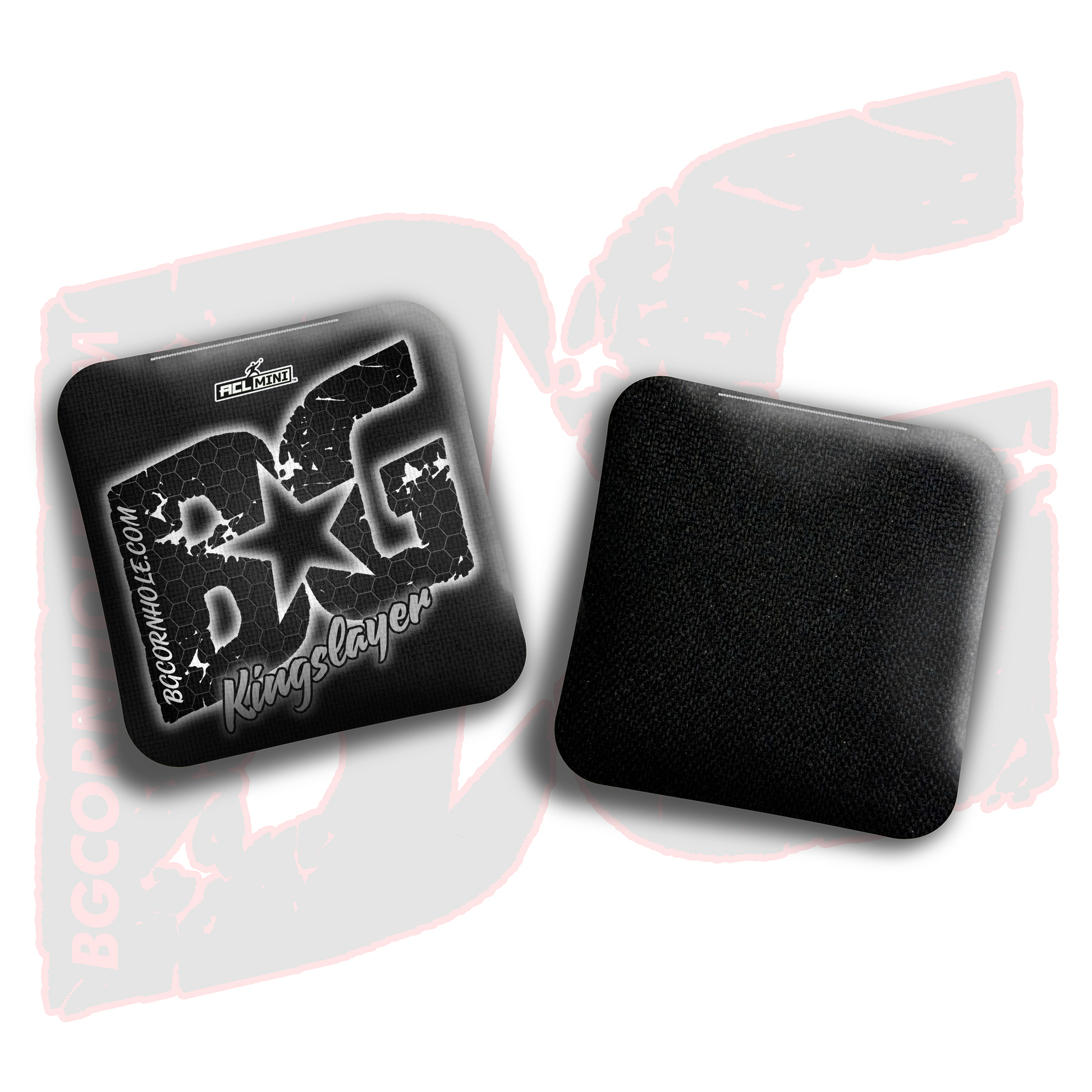 BG Multiple Bag Models - "Hex Glow" - 4" ACL Mini Stamped Cornhole Bags- Set of 4 Bags