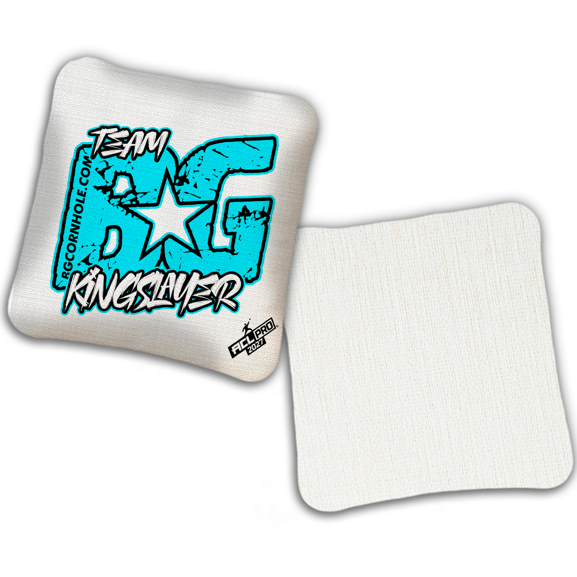 2027 BG Multiple Bag Models "KINGSLAYER ESPN THROWBACK COLORMATCH" - ACL Pro Stamped Cornhole Bags - SET OF 4 BAGS