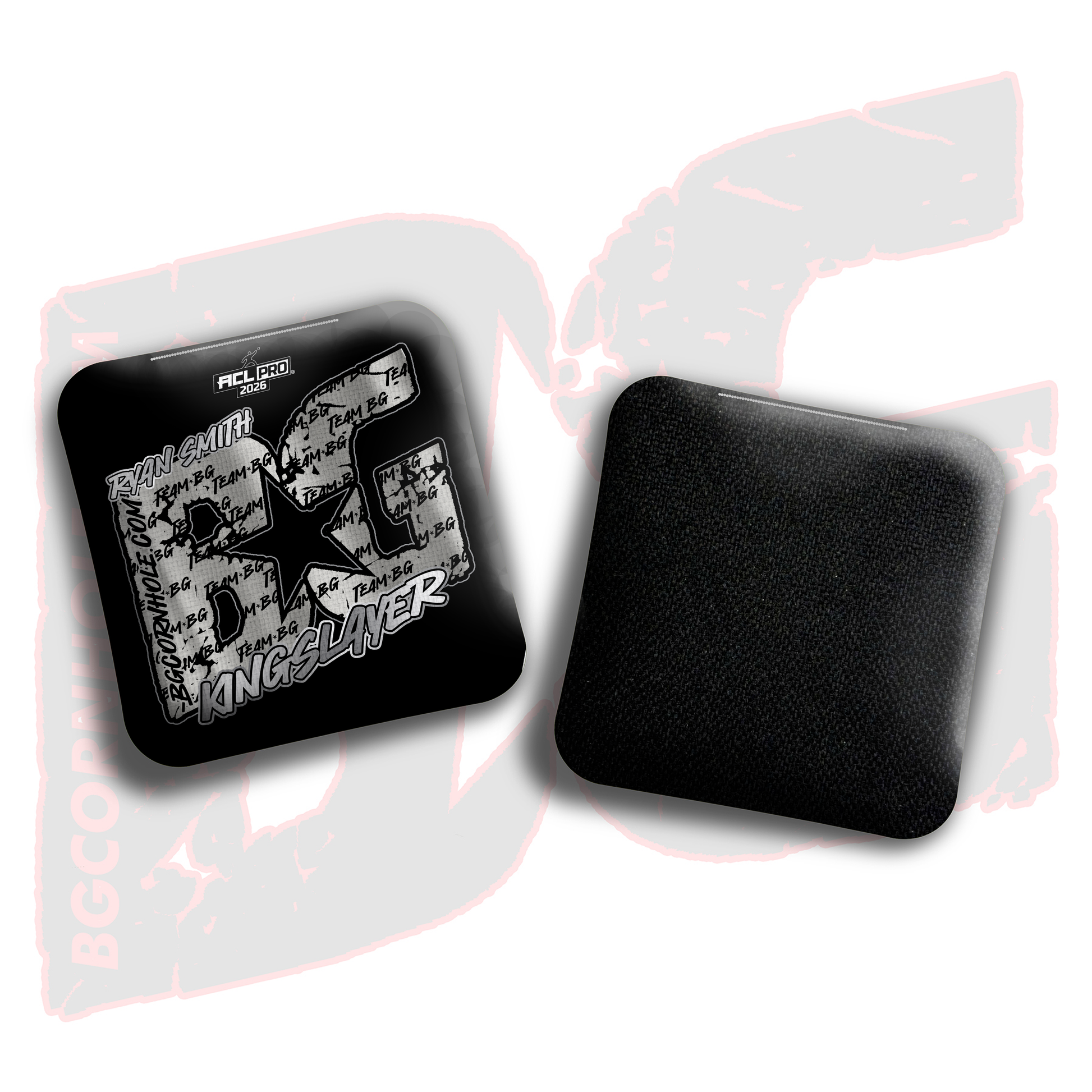 2026 BG Multiple Bag Models  - "Ryan Smith - Team BG” - ACL Pro Stamped Cornhole Bags - SET OF 4 BAGS