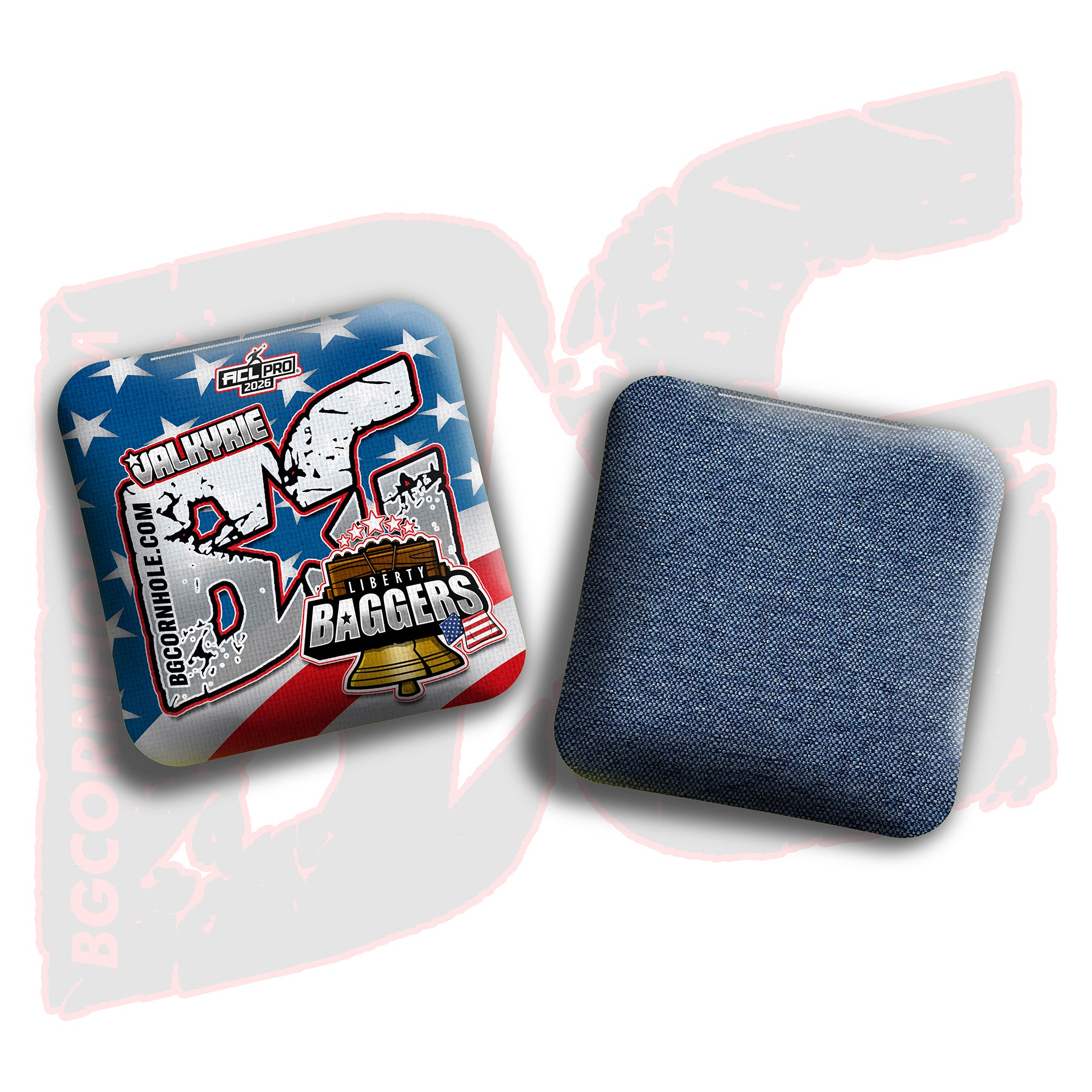 2026 BG Multiple Bag Models - "Liberty Baggers” Collab - ACL Pro Stamped Cornhole Bags - SET OF 4 BAGS