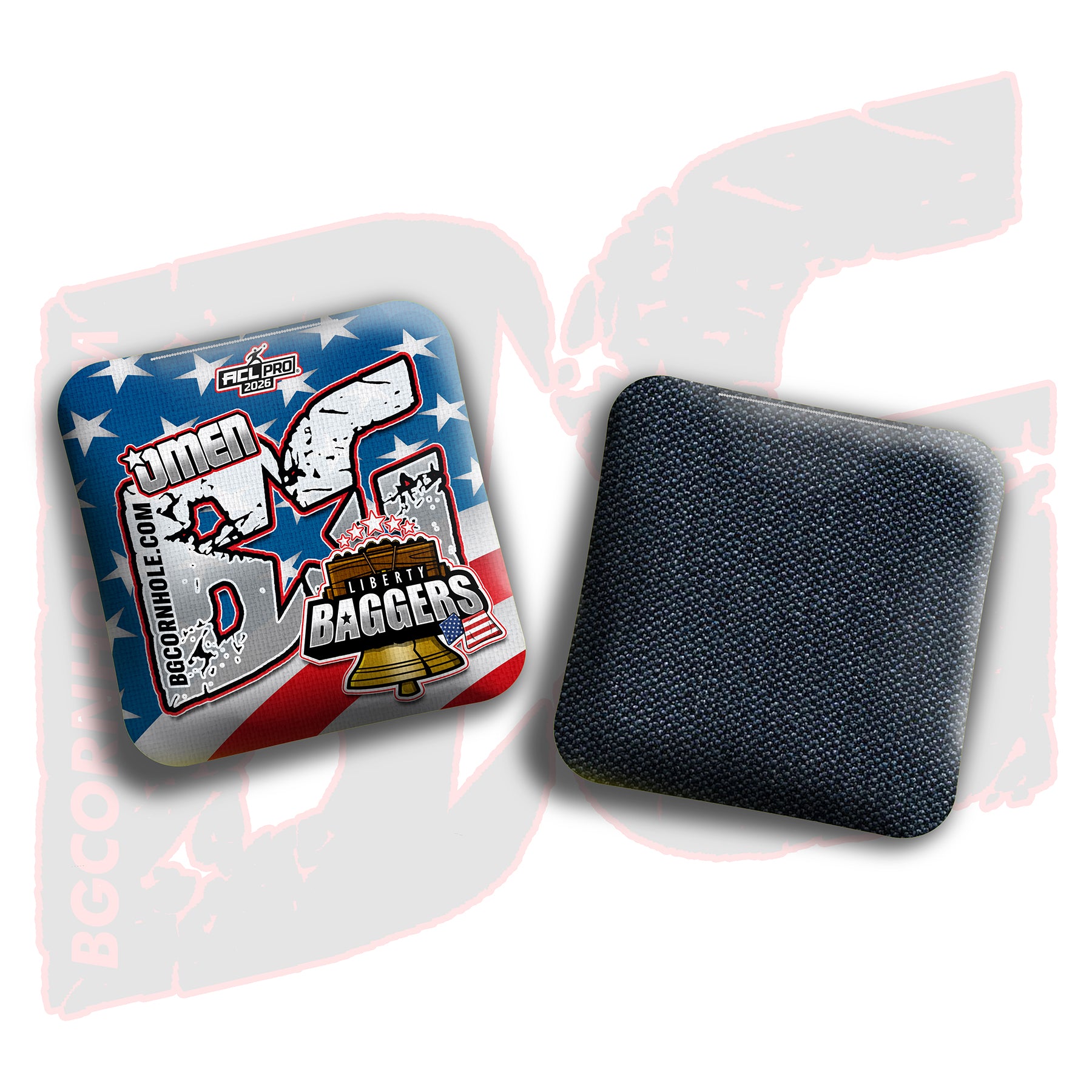 2026 BG Multiple Bag Models - "Liberty Baggers” Collab - ACL Pro Stamped Cornhole Bags - SET OF 4 BAGS