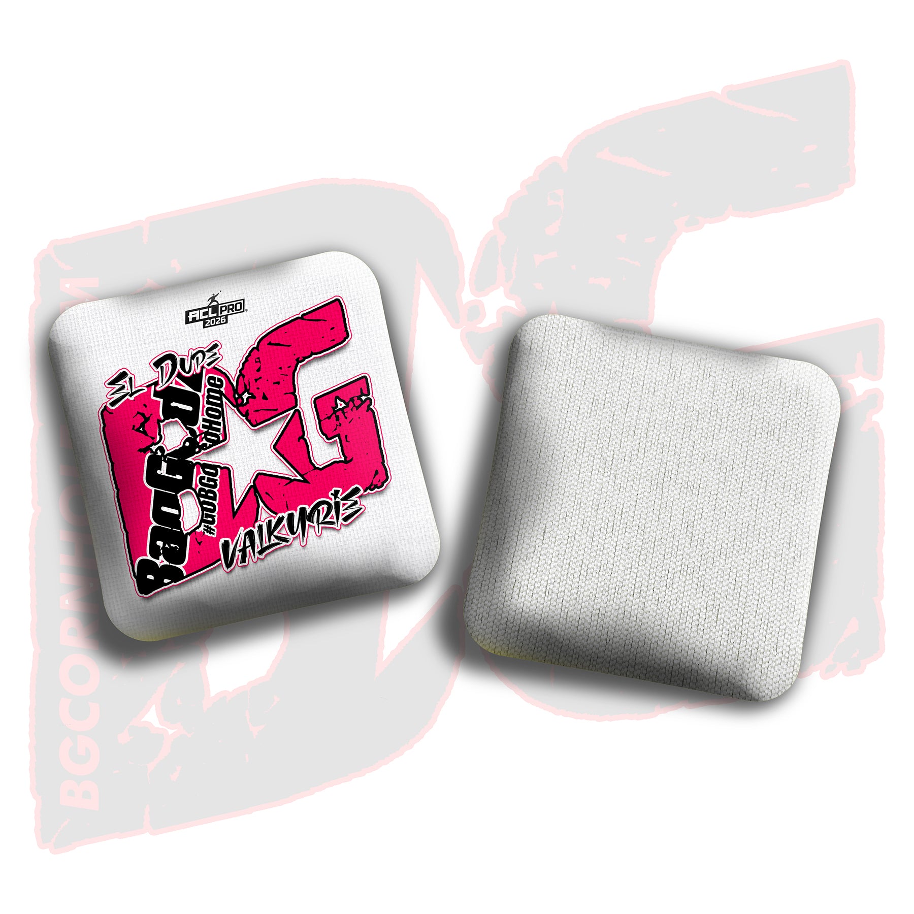 2026 BG Multiple Bag Models  - "Logan Dupler” - ACL Pro Stamped Cornhole Bags - SET OF 4 BAGS