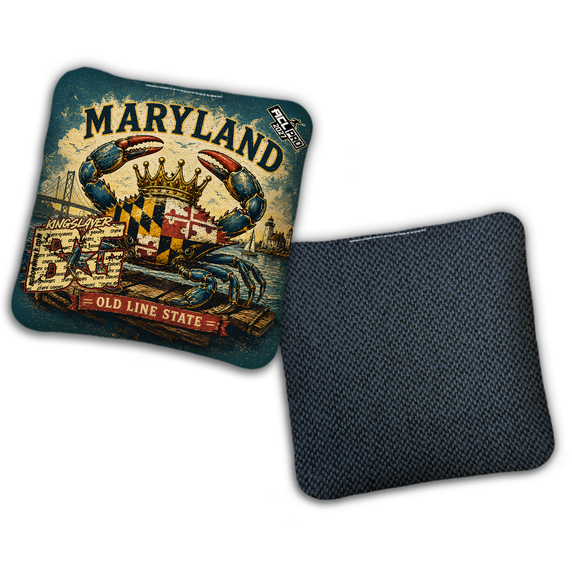 2027 BG Multiple Bag Models "MARYLAND" - ACL Pro Stamped Cornhole Bags - SET OF 4 BAGS