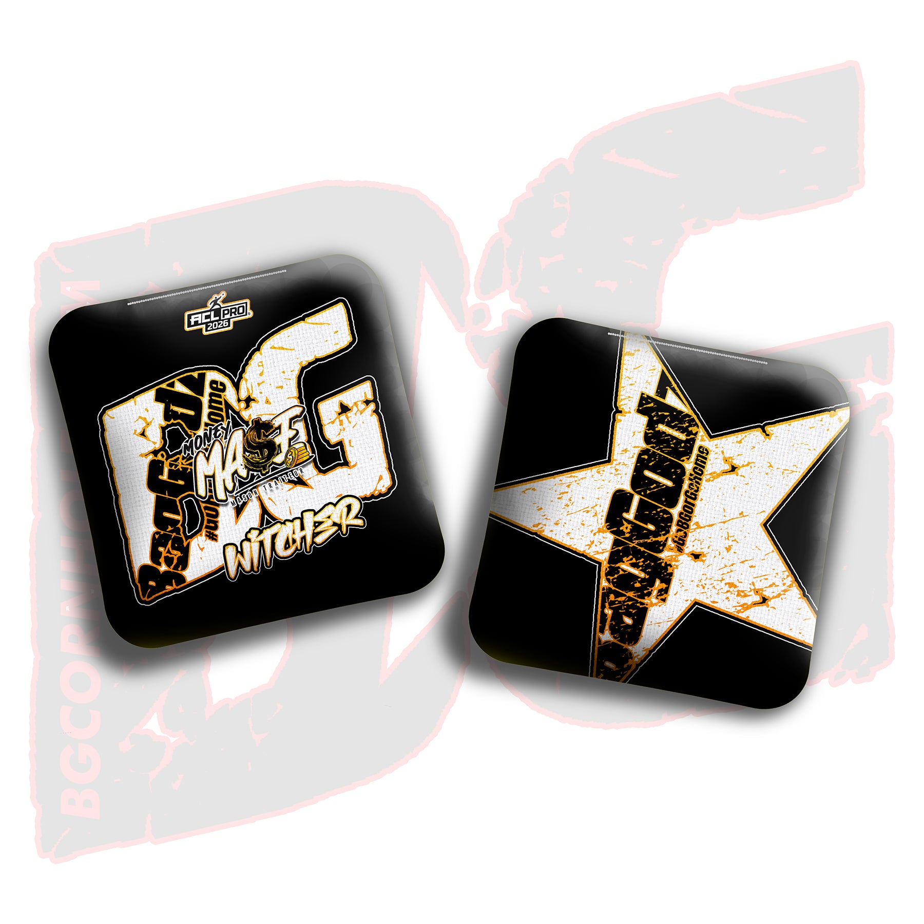 2026 BG Multiple Bag Models  - "Mason Traiteur” - ACL Pro Stamped Cornhole Bags - SET OF 4 BAGS