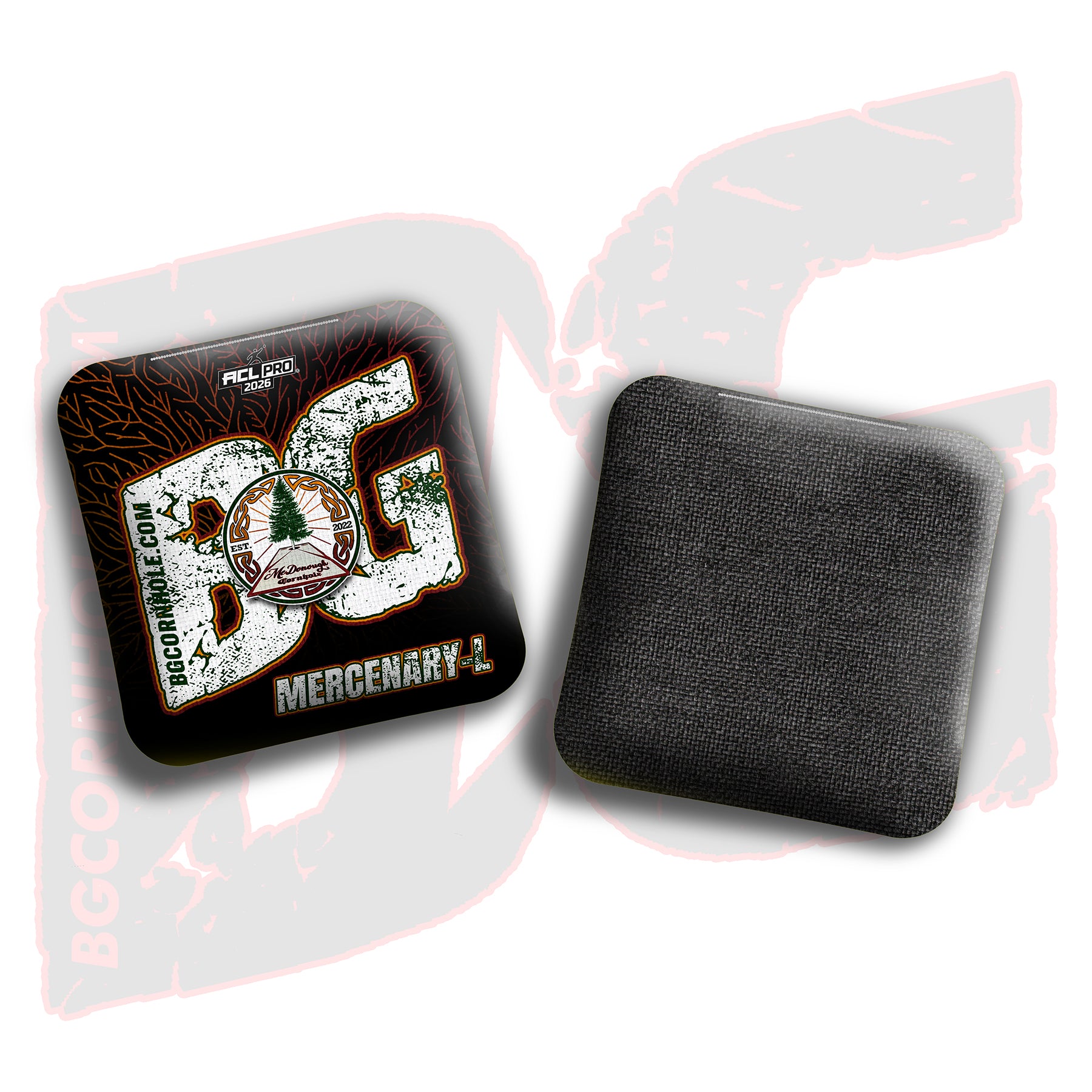 2026 BG Multiple Bag Models - "McDonough Cornhole” Collab - ACL Pro Stamped Cornhole Bags - SET OF 4 BAGS
