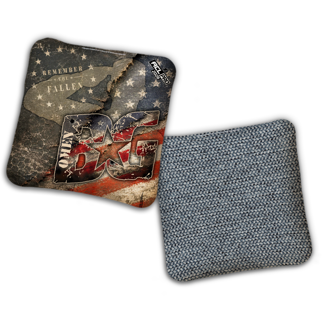 Limited Edition 2026 BG Multiple Bag Models "Memorial Day" - ACL Pro Stamped Cornhole Bags - SET OF 4 BAGS