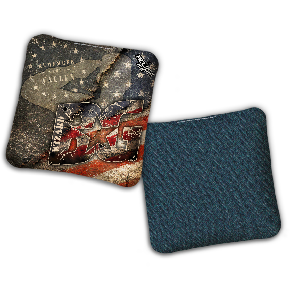 Limited Edition 2026 BG Multiple Bag Models "Memorial Day" - ACL Pro Stamped Cornhole Bags - SET OF 4 BAGS