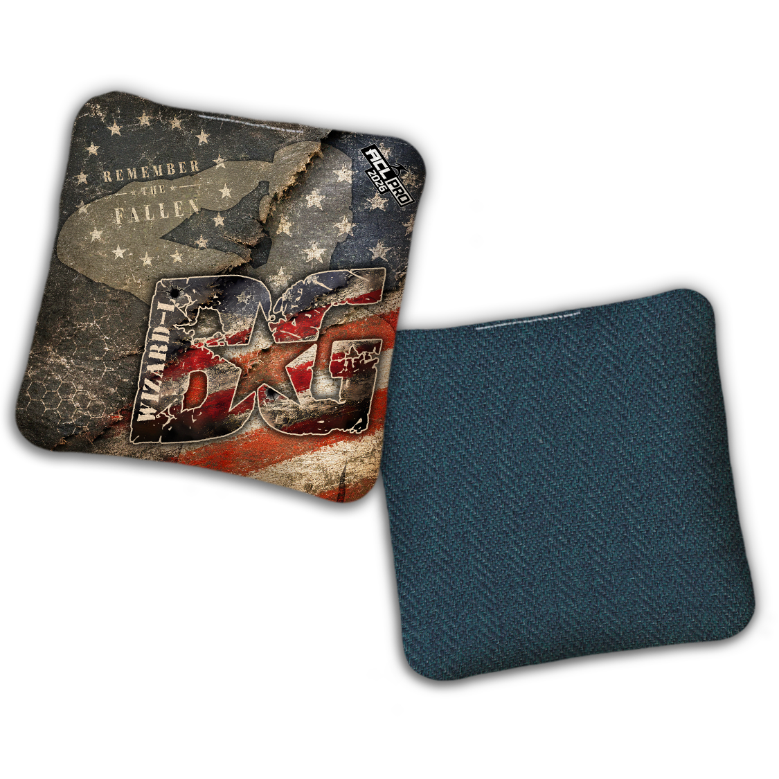 Limited Edition 2026 BG Multiple Bag Models "Memorial Day" - ACL Pro Stamped Cornhole Bags - SET OF 4 BAGS