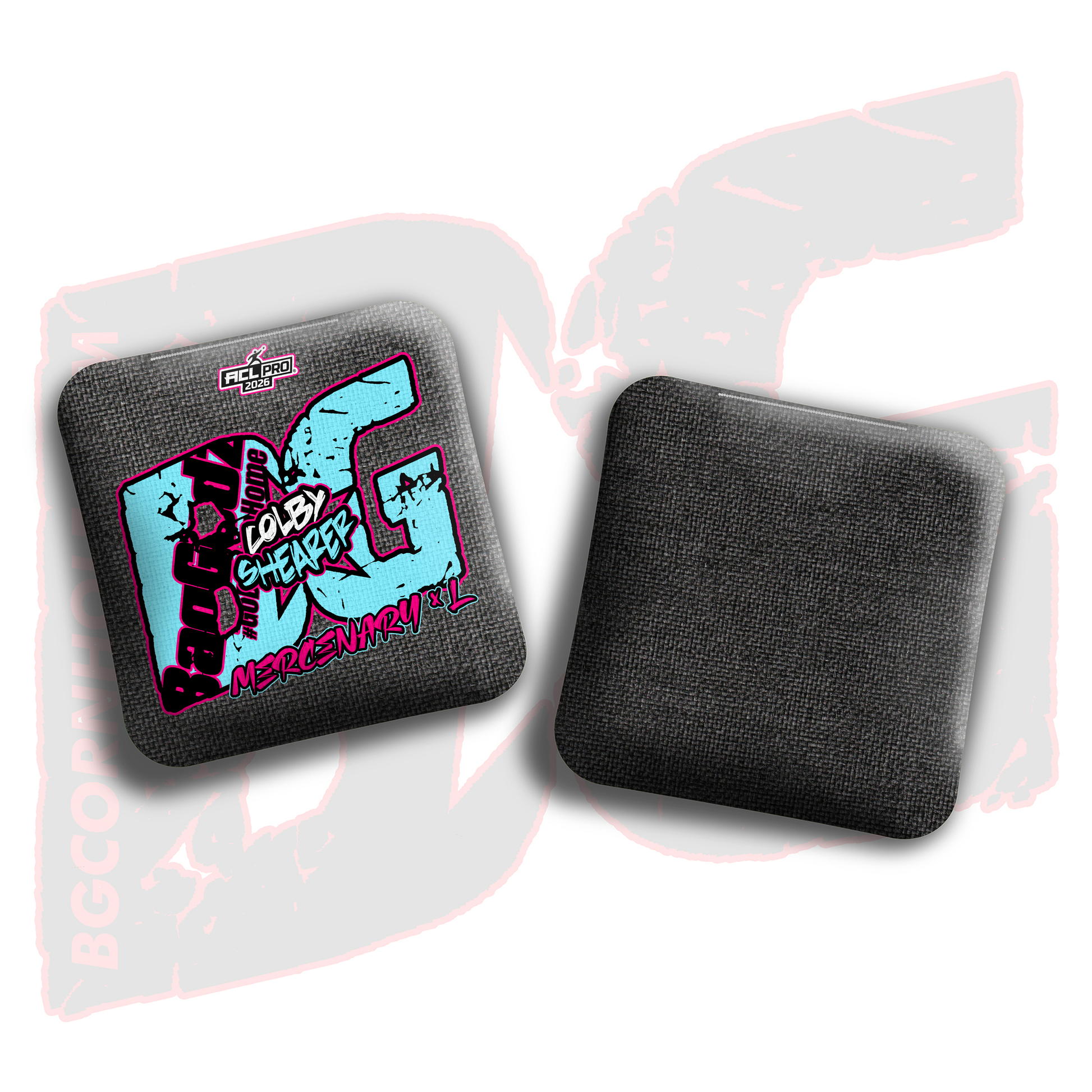 2026 BG Multiple Bag Models  - "Colby Shearer” - ACL Pro Stamped Cornhole Bags - SET OF 4 BAGS