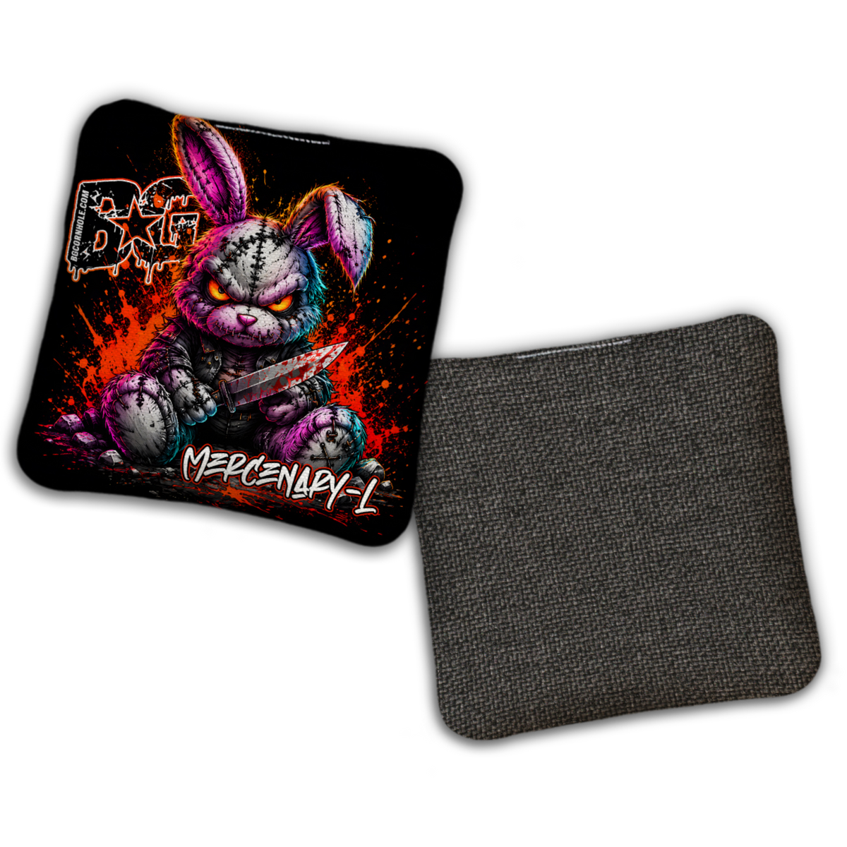 UNSTAMPED - BG Multiple Bag Models "BAD BUNNY" - Cornhole Bags - SET OF 4 BAGS