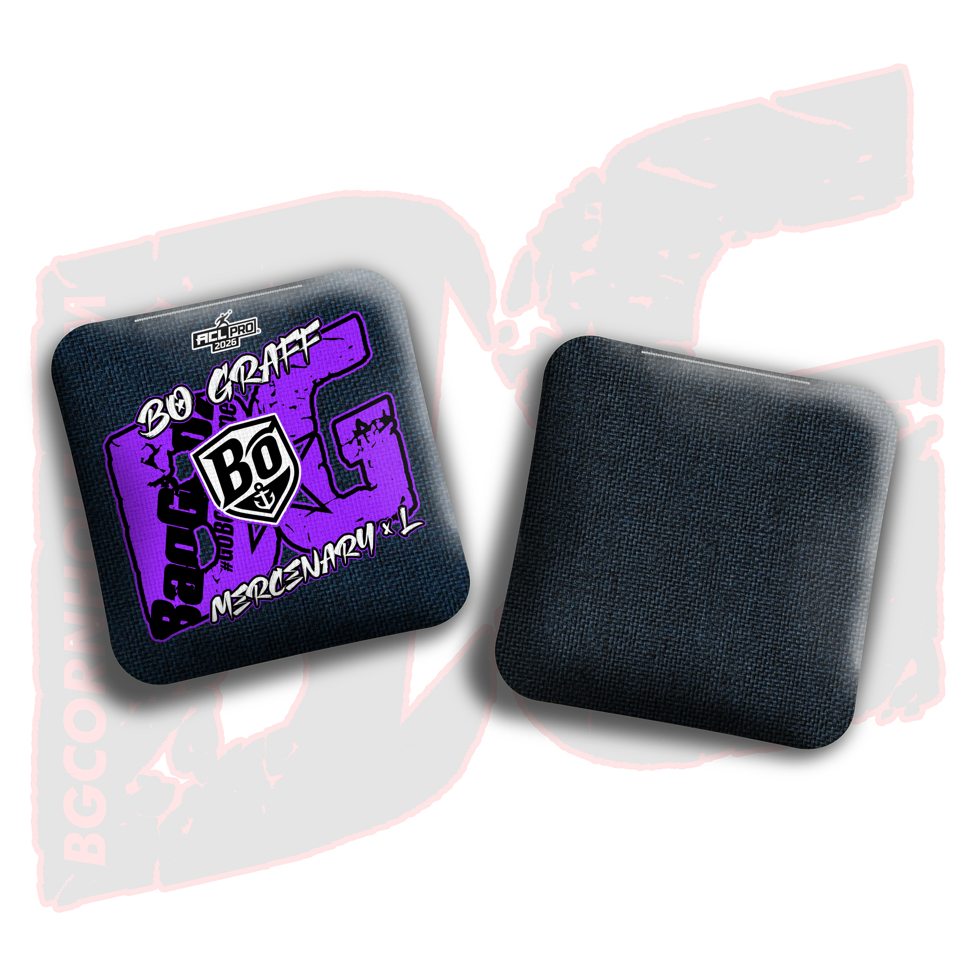 2026 BG Multiple Bag Models  - "Bo Graff” - ACL Pro Stamped Cornhole Bags - SET OF 4 BAGS