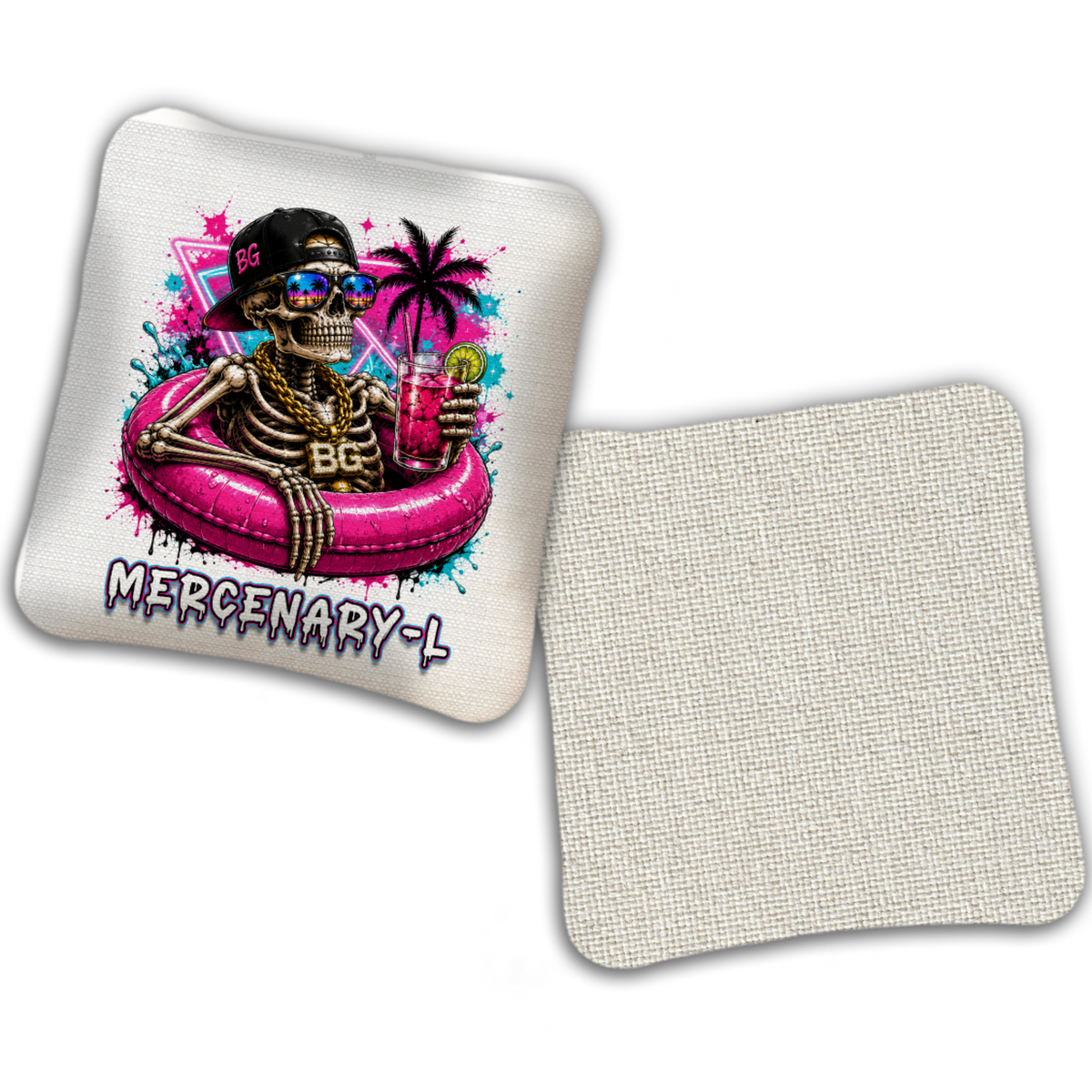 UNSTAMPED - BG Multiple Bag Models "DEADCATION" - Cornhole Bags - SET OF 4 BAGS
