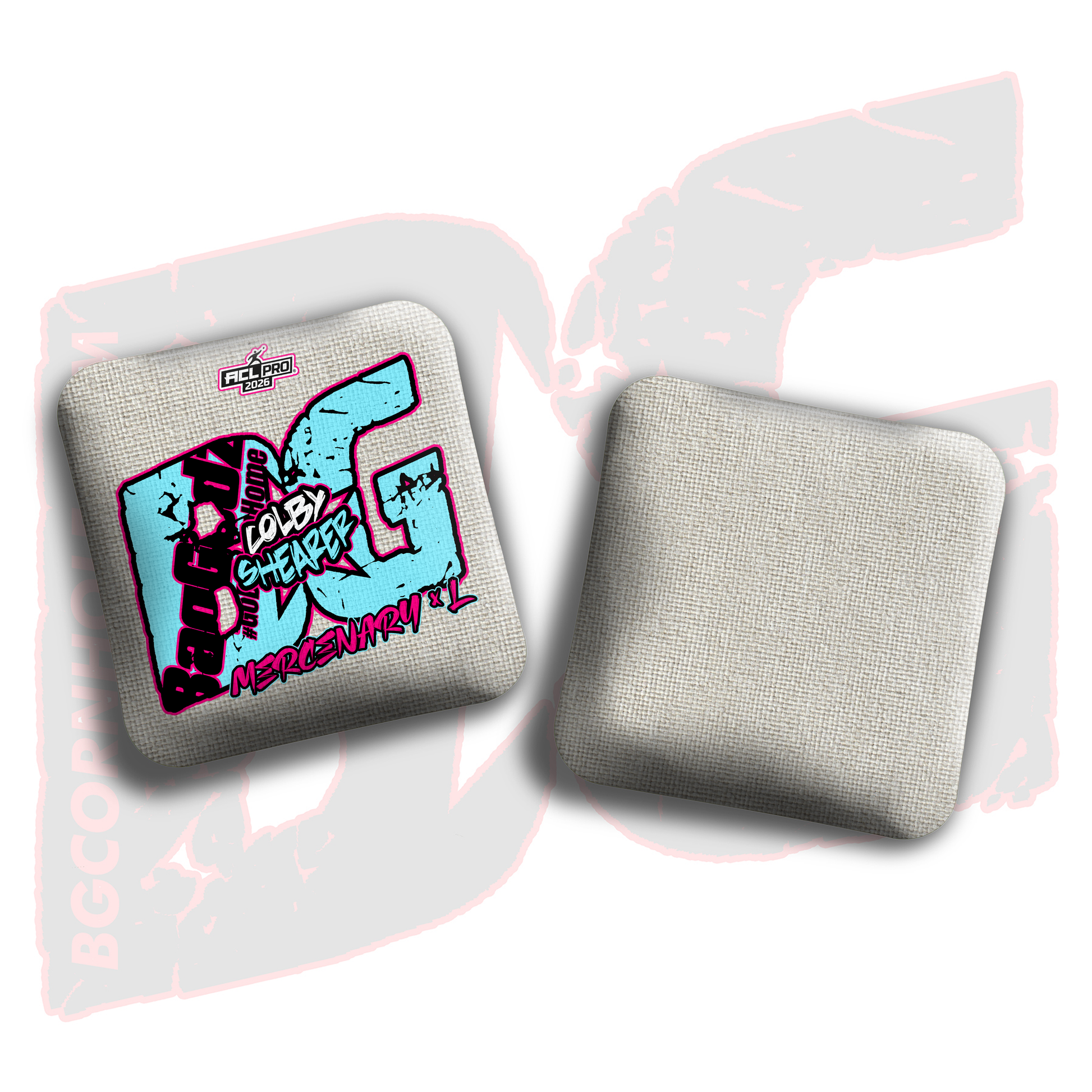 2026 BG Multiple Bag Models  - "Colby Shearer” - ACL Pro Stamped Cornhole Bags - SET OF 4 BAGS